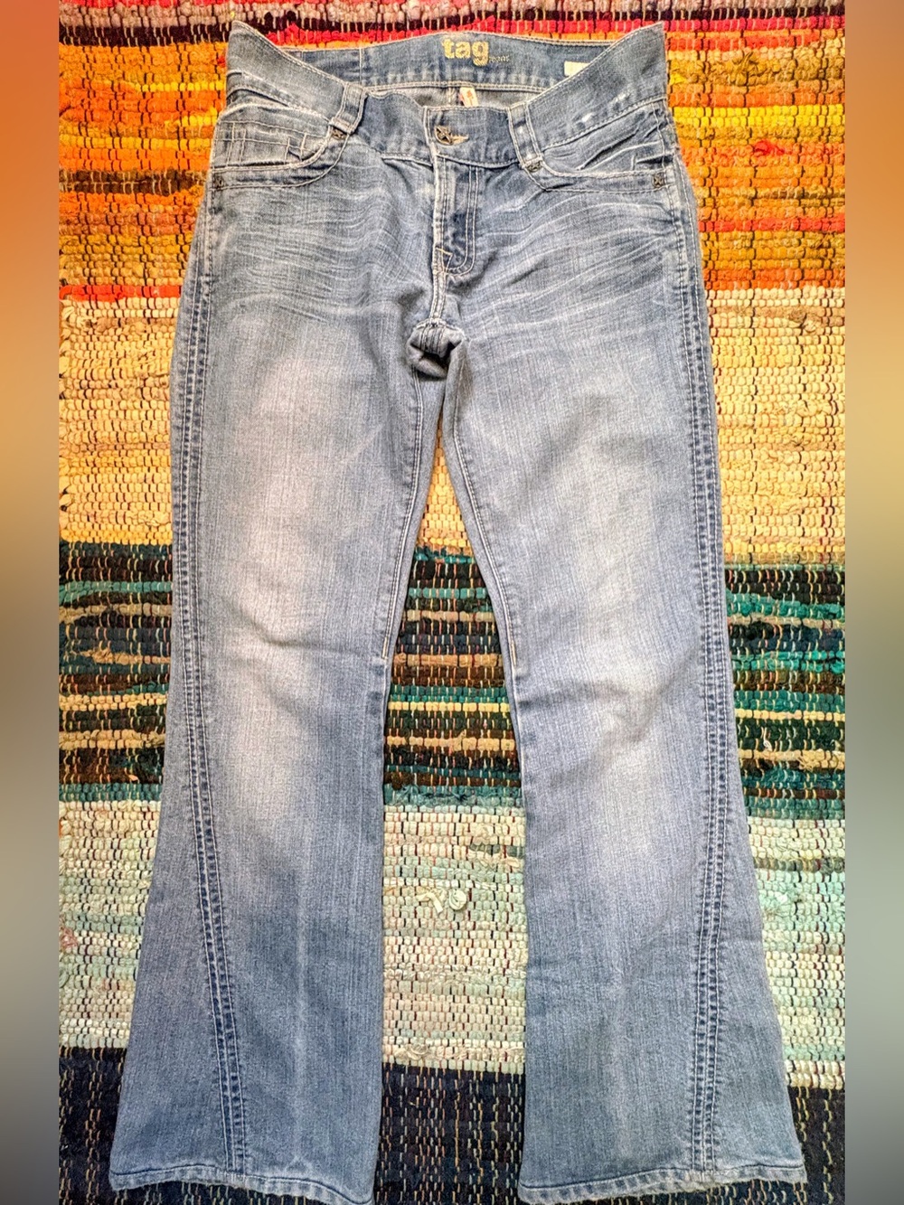 Tag+ Denim #1009 Light Blue Women's Low Rise Jeans Y2K Everyday